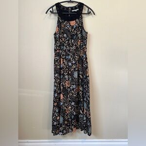 Daniel Rainn Black Floral Maxi Dress